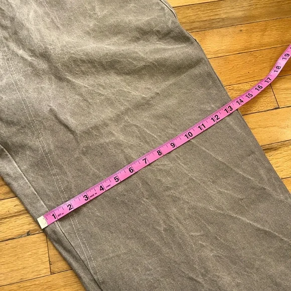 VTG Girbaud Brand X Denim Jeans 42x25 Khaki Tan Y2K Hip-Hop Skater Loose Baggy - Picture 14 of 15